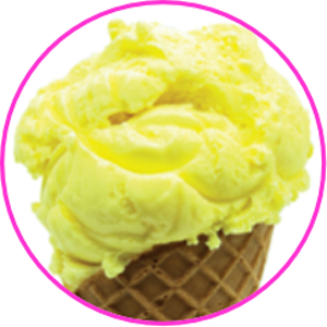 Pineapple ice cream 